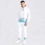 Men′s Athletic Tracksuit Sweat Suits for Men Outfits Autumn Fashion Men's Hoodie Casual Men's Suit Flame Fashion Men's Outdoor Casual Clothes