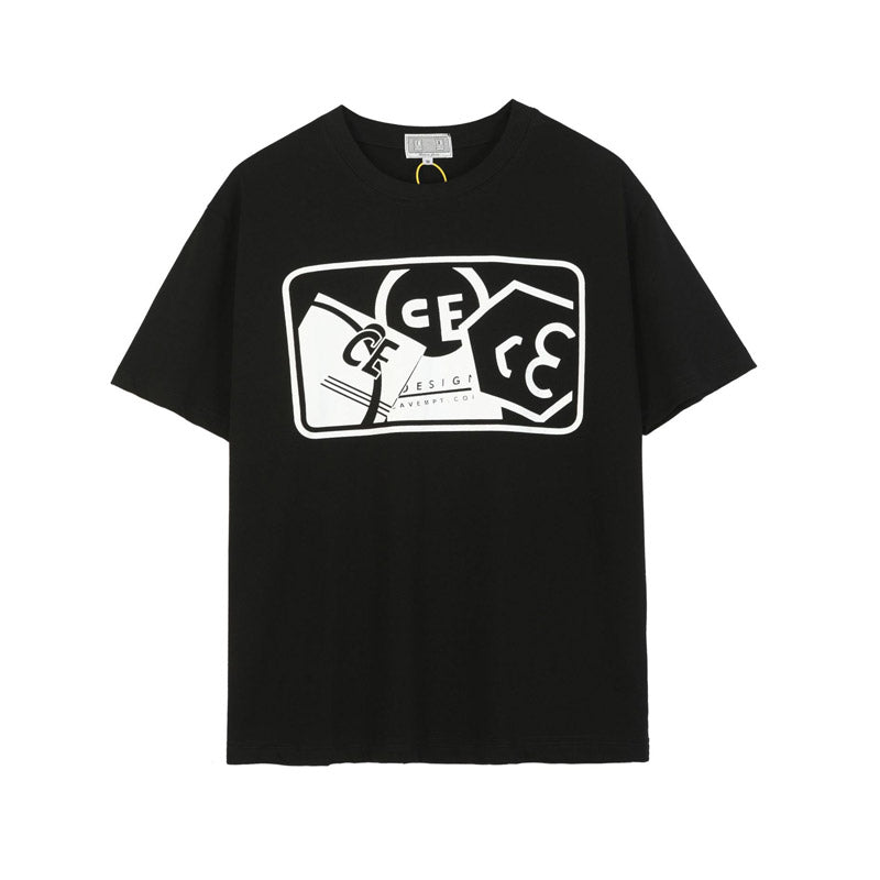 Cavempt Ce Life Cave @ MPT Printing Black, Short Sleeve Men and Women Summer