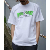 Thrasher T Shirt Summer Flame Skateboard Villain Hip Hop Printed Loose T-shirt