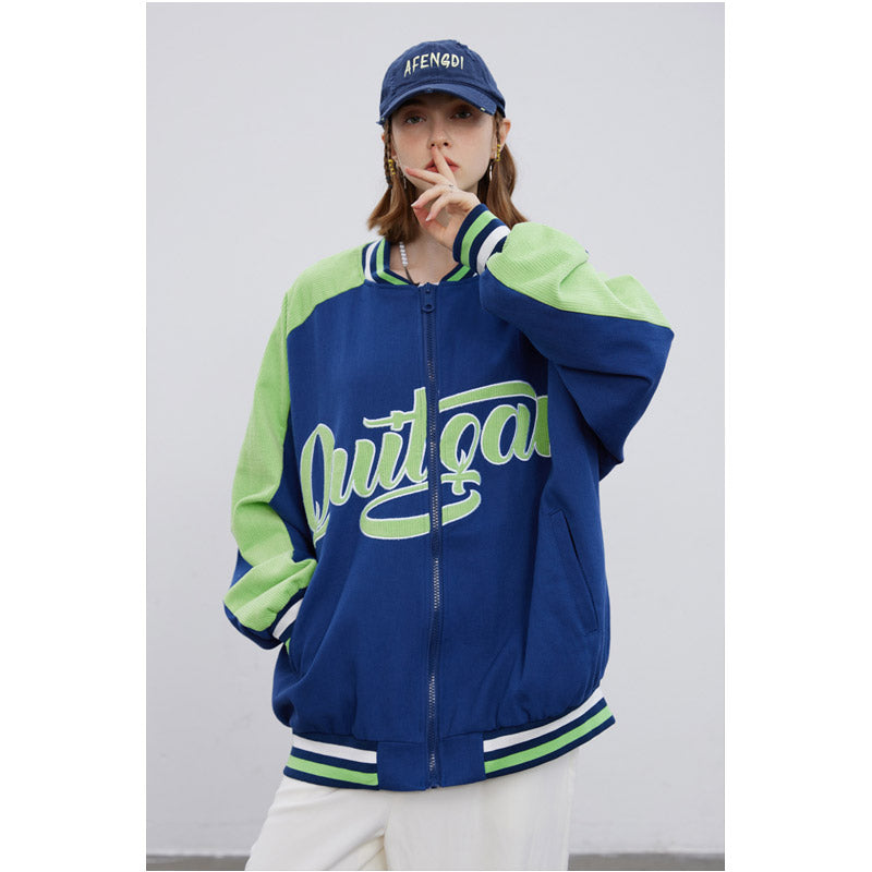 Letterman Jacket Outfit Senior Jackets Varsity Baseball Coat Men's and Women's Jacket Fashion