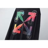 Off White Hoodie Cotton Hoodie Fashion Arrow Men Owt Casual Fashionable