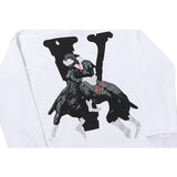 Vlone Hoodie Men and Women Loose Hoodie Coat Vlone Loose
