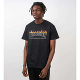Thrasher T Shirt Summer Flame Short Sleeve Cotton Loose round Neck T-shirt Couple
