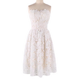 Mariah Carey Dress Holiday Dinner Bandeau Dress Sexy Lace Evening Dress