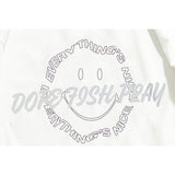 Cartoon Smiley Face Short-Sleeved T-shirt Men's Summer round Neck Half-Sleeve Pure Cotton Top Casual T-shirt Trendy T