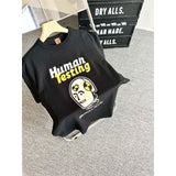 Human Made T-Shirt Slub Cotton Robot Pattern Couple T-shirt