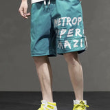 Summer Men Shorts Men's Summer Casual Cropped Pants