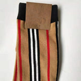 Classic Color Block Striped Socks  The Lower Leg Thigh High Socks
