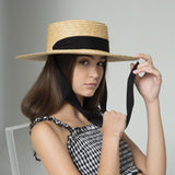 Straw Hat Flat Straw Hat Sun-Proof Vacation Beach Hat Children