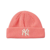 Yankee and Dogers Winter Hat Woolen Cap Women's Autumn and Winter Warm Hat Yellow Knitted Hat