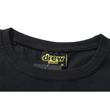 Justin Bieber Drew House Smiley Face Letter Short Sleeve Tshirt Men and Women Couple round Neck Bottoming Shirt