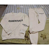 Fear Of God Fog Essentials Hoodie & Sweatpant 2 Piece Set For Men And Women