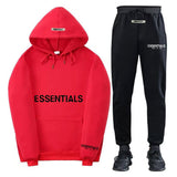 Fear Of God Fog Essentials Hoodie & Sweatpant 2 Piece Set For Men And Women