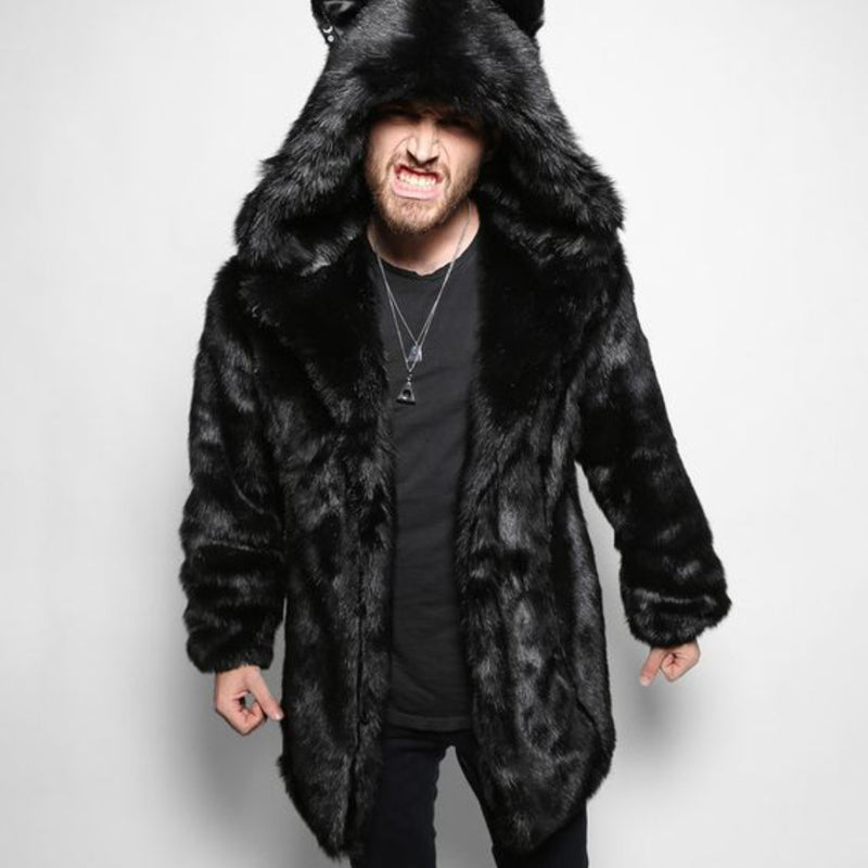 Full Length Faux Fur Coat