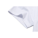 Fog T Shirt Summer Double Line Printed Short Sleeve Tshirt Male and Female Large Size Generation Hair Fear Of God