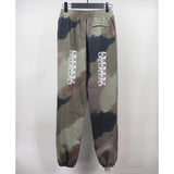 Off White Winter Pants Autumn and Winter Camouflage Printed Ankle-Tied Casual Pants