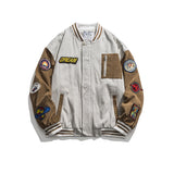 Letterman Jacket Outfit Senior Jackets Varsity Baseball Coat Spring and Autumn Ball Uniform