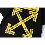 Off White T Shirt Summer Plus Size Casual Fashionable Arrow Print Short Sleeve Tshirt Owt