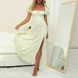 Bella Hadid Dress French Dress Summer Floral Dress