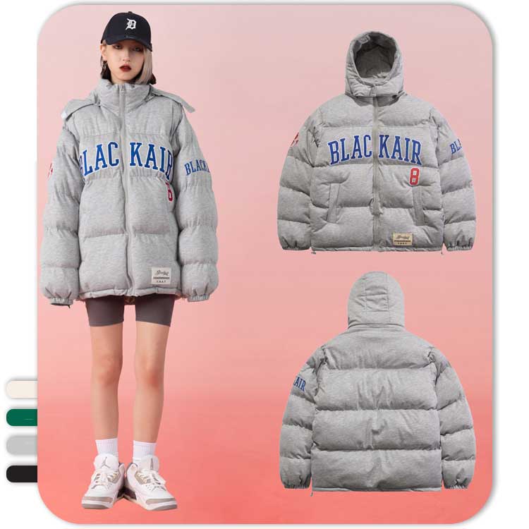 Blackair Jacket Blackair Fall Winter Coat Thickening Embroidery