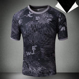 Tactics Style T Shirt for Men T-shirt Tactical Men's Short Sleeve Summer round Neck