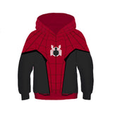 Men Spider Hoodie Spider-Man Anime 3D Sweater for Children