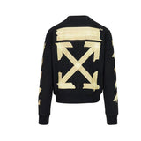 Off White Sweatshirts Men's Round Neck plus Size Casual Sweatshirt plus Size Retro Sports Owt