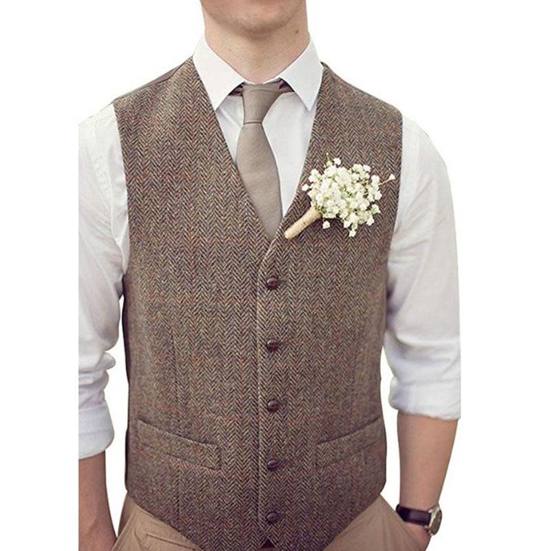 Mens Dress Vests Men's Vest Casual Jacket Business Waistcoat Man's Suit Vest Slim Fit Casual Business