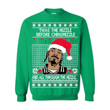 Black Christmas Sweater 3D Printed Crew Neck Sweatshirt Women