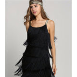 The Great Gatsby Daisy Dress Tassel Sleeveless A- line Skirt Dress