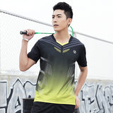 Cricket T Shirt Badminton Clothing Men's and Women's Quick-Drying T-shirt Breathable Tennis Suit
