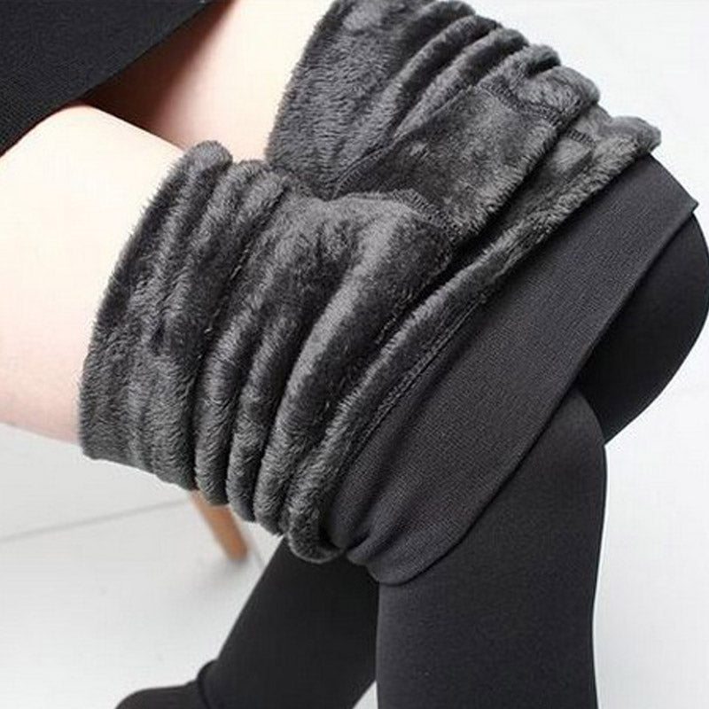 Women Legging Warm-Keeping Pants Outer Wear One-Piece Trousers Women