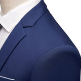 Seersucker Suit Leisure Suits For Men Coat Two-Piece Set