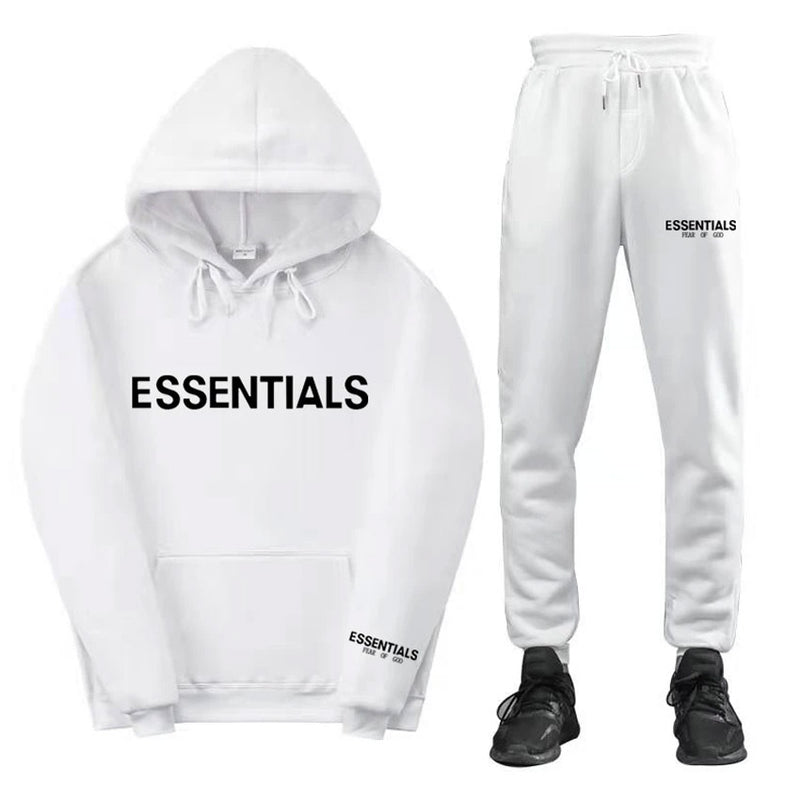 Fear Of God Fog Essentials Set Sweater Men and Women Double Line High Street Fashion Brand Fall Winter Coat