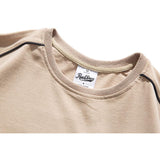 Men T Shirt Summer Casual Tops Men's Clothes Summer Wear Retro Men's Short-Sleeved Casual Loose Contrast Color Letter Neutral T-shirt