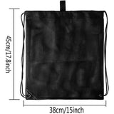 Drawstring Bag Storage Drawstring Black Mesh Bag Drawstring Bag Polyester