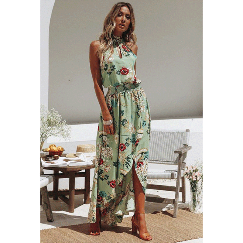 Beth Dutton Bohemian Dress Summer Spring Midi Dresses Flow Beach Maxi Dress