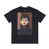 Fog T Shirt T Shirt Portrait Printing ShortSleeved TShirt Men and Women Loose Large Size Retro Sports Fear Of God essential