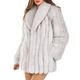 Full Length Faux Fur Coat Fall/Winter Faux Fur Coat Fox Fur