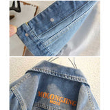 Toddler Boys Jackets Boys' Denim Jacket Spring and Autumn