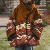 Beth Dutton Outfits Winter Coat Printed Long Sleeve Hooded Jacket
