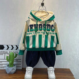 Toddler Boys Sweater Boys Hooded Sweatshirt Spring and Autumn