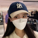 La 59fifty Hats MLB Yankees Letter NY Color Matching Baseball Cap