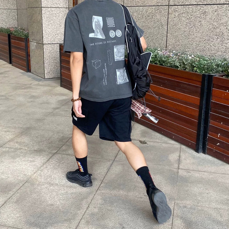 Cavempt Ce Life Cave @ MPT C.E Reflective Portrait Dot Print Men's and Women's Short Sleeve