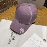 Yankee Baseball Cap Gold Embroidered Baseball Cap Men's and Women's Sun Hat