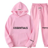 Fear Of God Fog Essentials Hoodie & Sweatpant 2 Piece Set For Men And Women