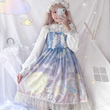 Gothic Lolita Harajuku Style Clothing Observer Lolita Dress JSK Suspender Skirt Inner Shirt