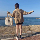 Human Made Sweatshirt Labrador Pattern Flocking Embroidery Knitted Coat