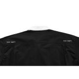 Cavempt Ce Life Cav @ Empt off Center Workwear Black and White Color Matching Short Sleeve Shirt