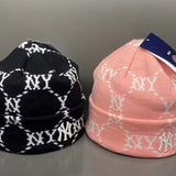 Yankee and Dogers Winter Hat Autumn Knitted Hat Warm Wind-Proof Cap Beanie Hat